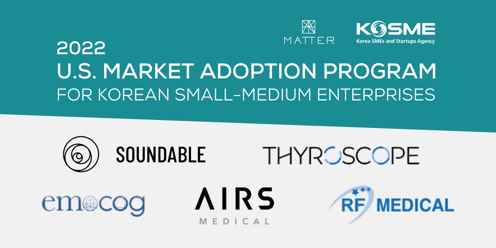 MATTER and KOSME launch second annual innovation program