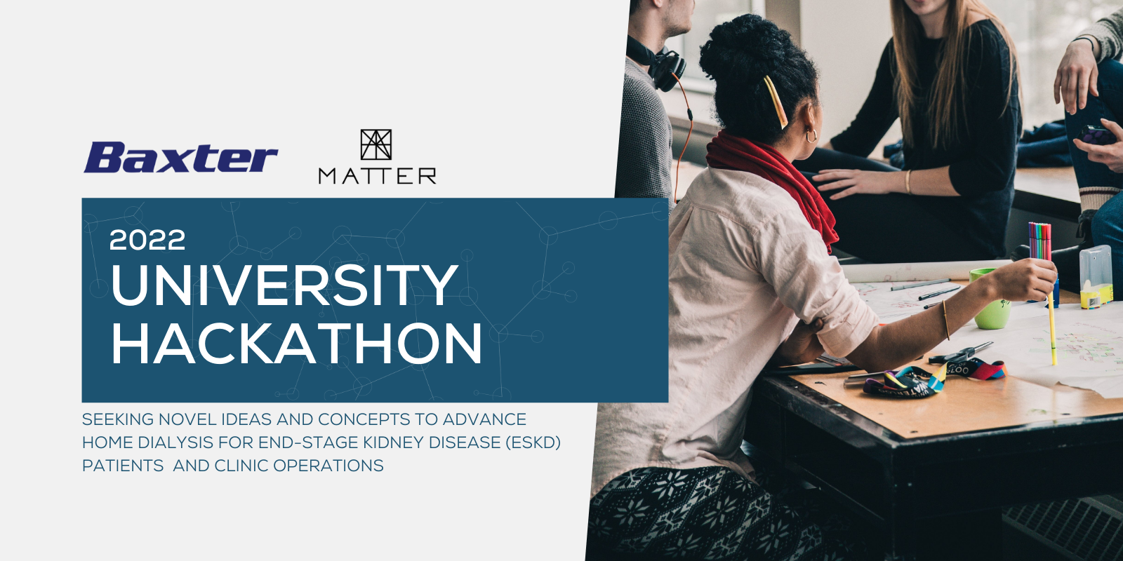 Baxter-sponsored University Hackathon generates novel solutions from student innovators around home dialysis