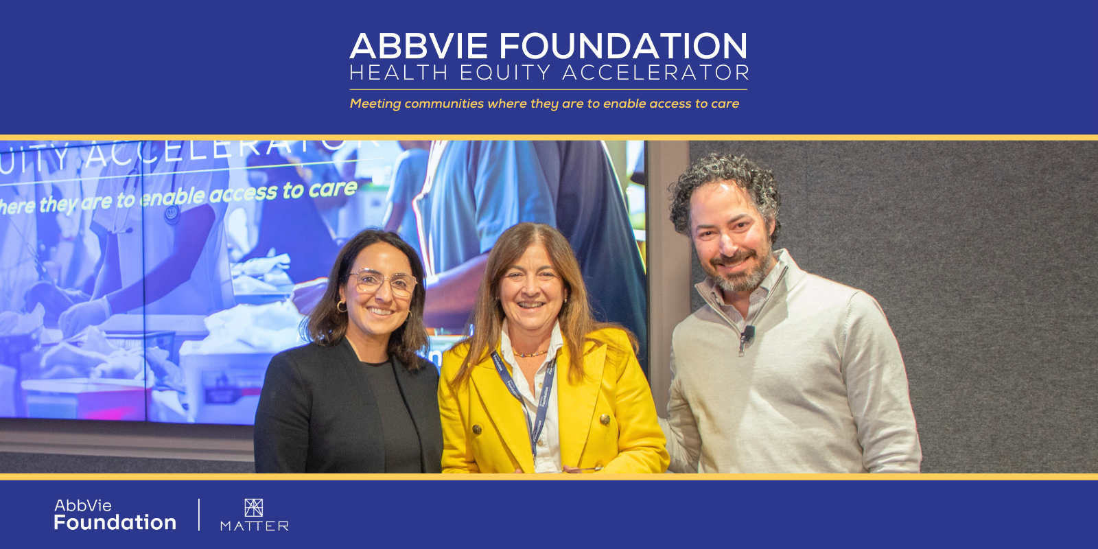 The AbbVie Foundation and MATTER announce AbbVie Foundation Health Equity Accelerator grant recipient
