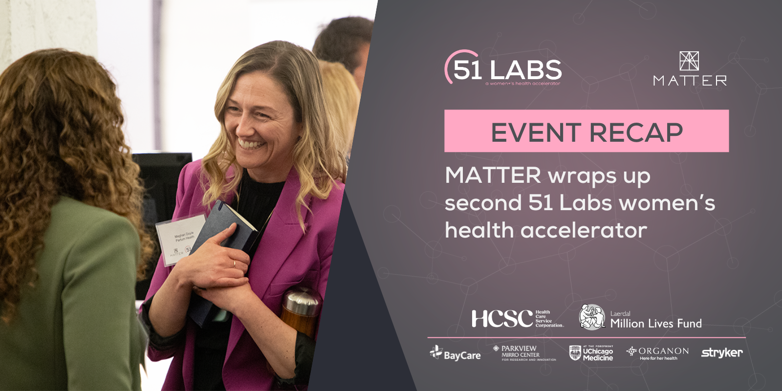 MATTER wraps up second 51 Labs women’s health accelerator