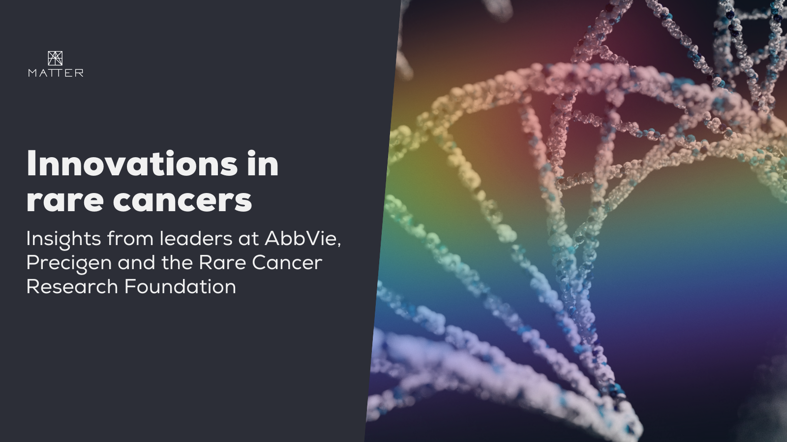 Innovations in rare cancers, according to leaders at AbbVie, Precigen and the Rare Cancer Research Foundation