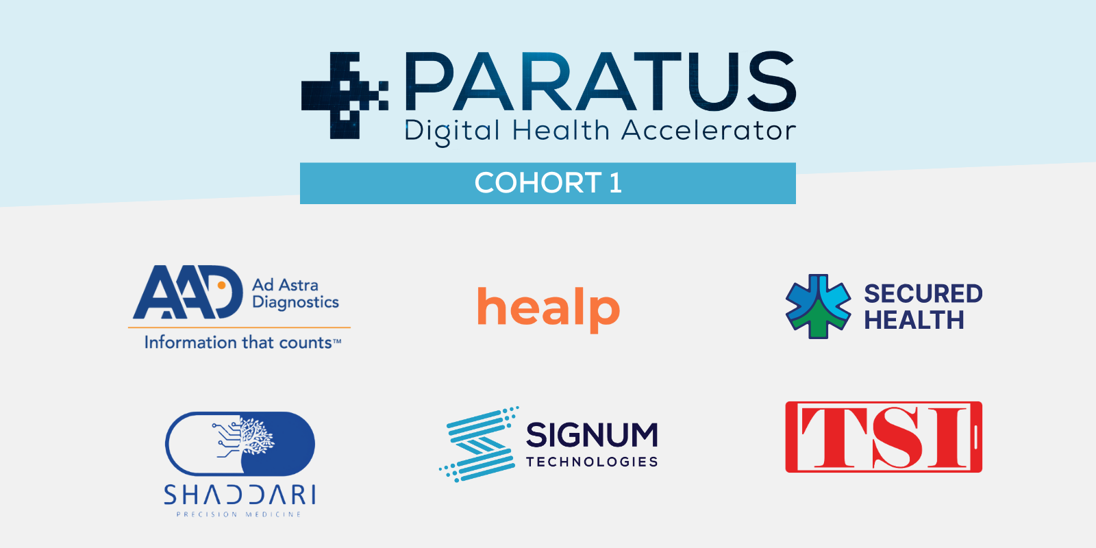 Six startups selected to join inaugural cohort of the Paratus Digital Health Accelerator, part of BARDA Accelerator Network