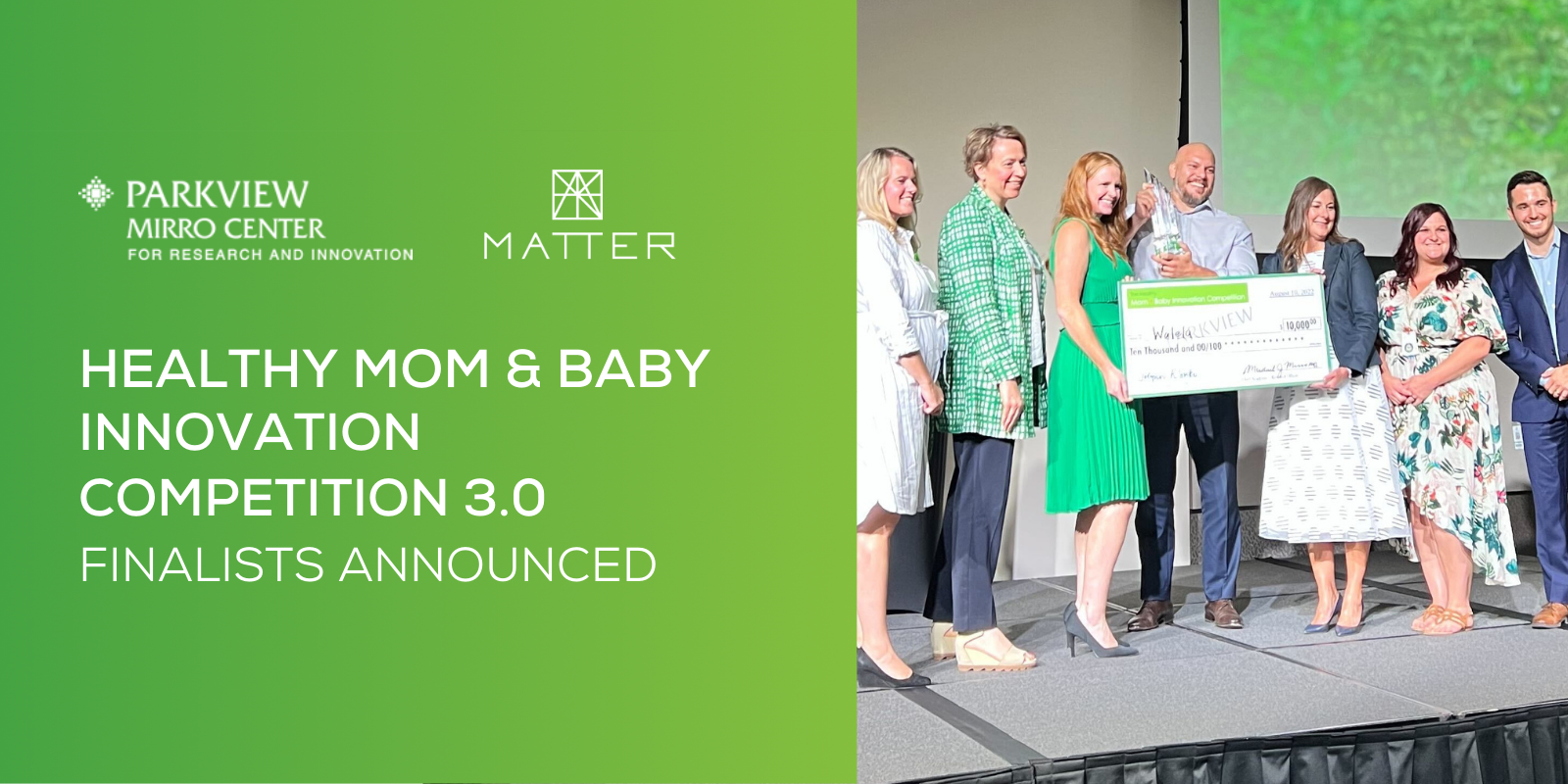 Parkview Health and MATTER announce Healthy Mom and Baby 3.0 Innovation Competition finalists