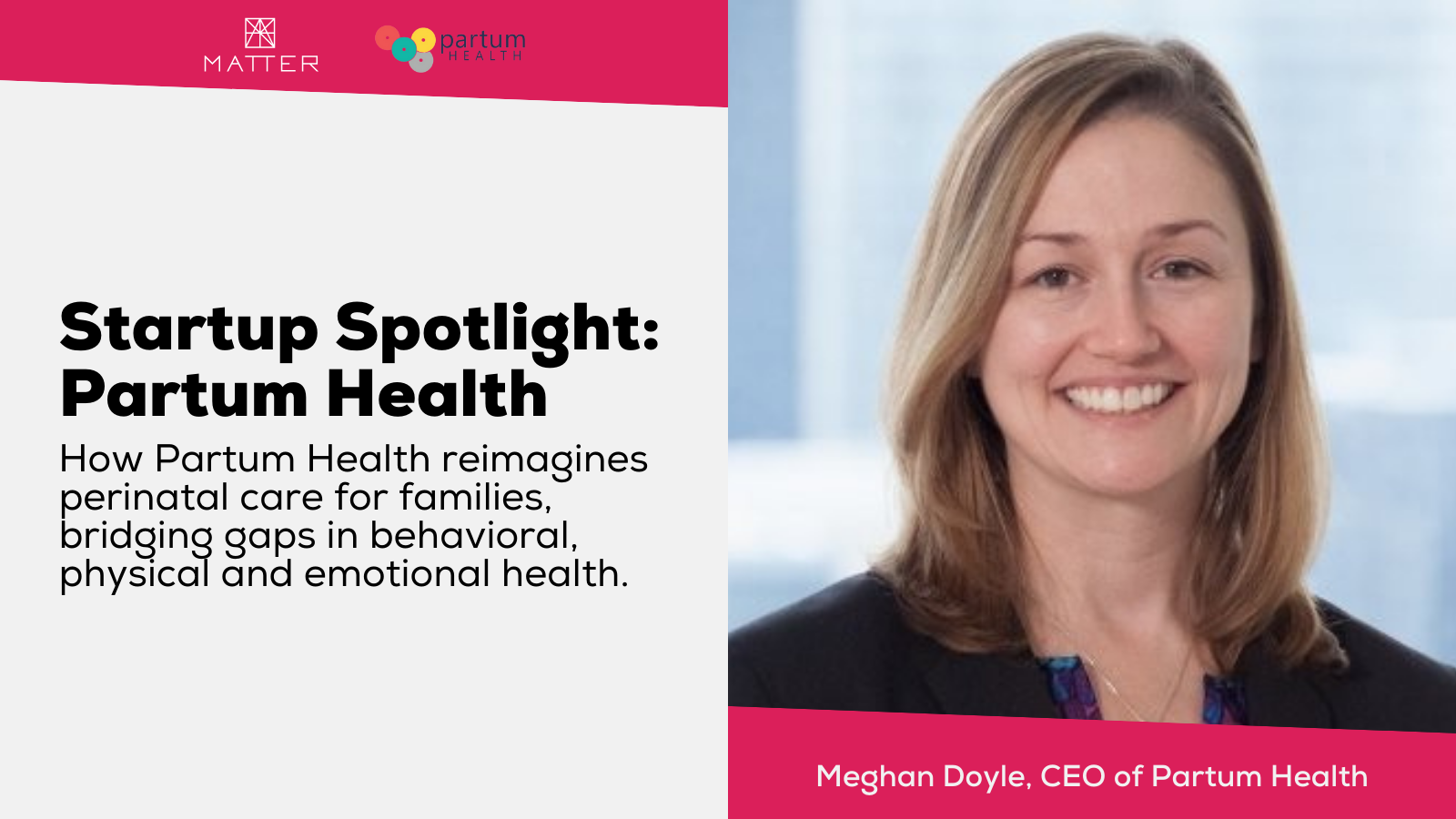 Startup Spotlight: Partum Health