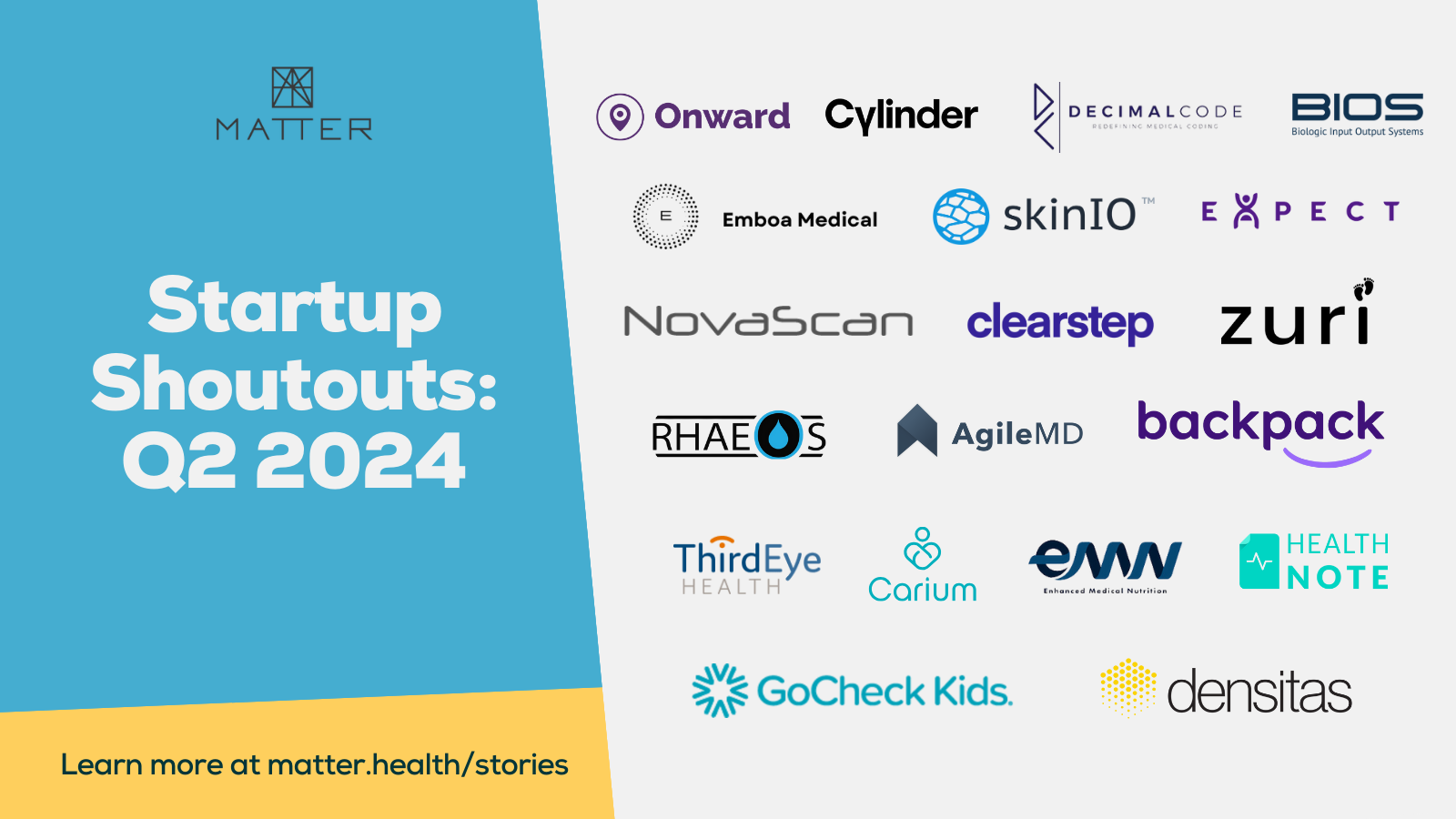 MATTER startup shoutouts: Summer 2024
