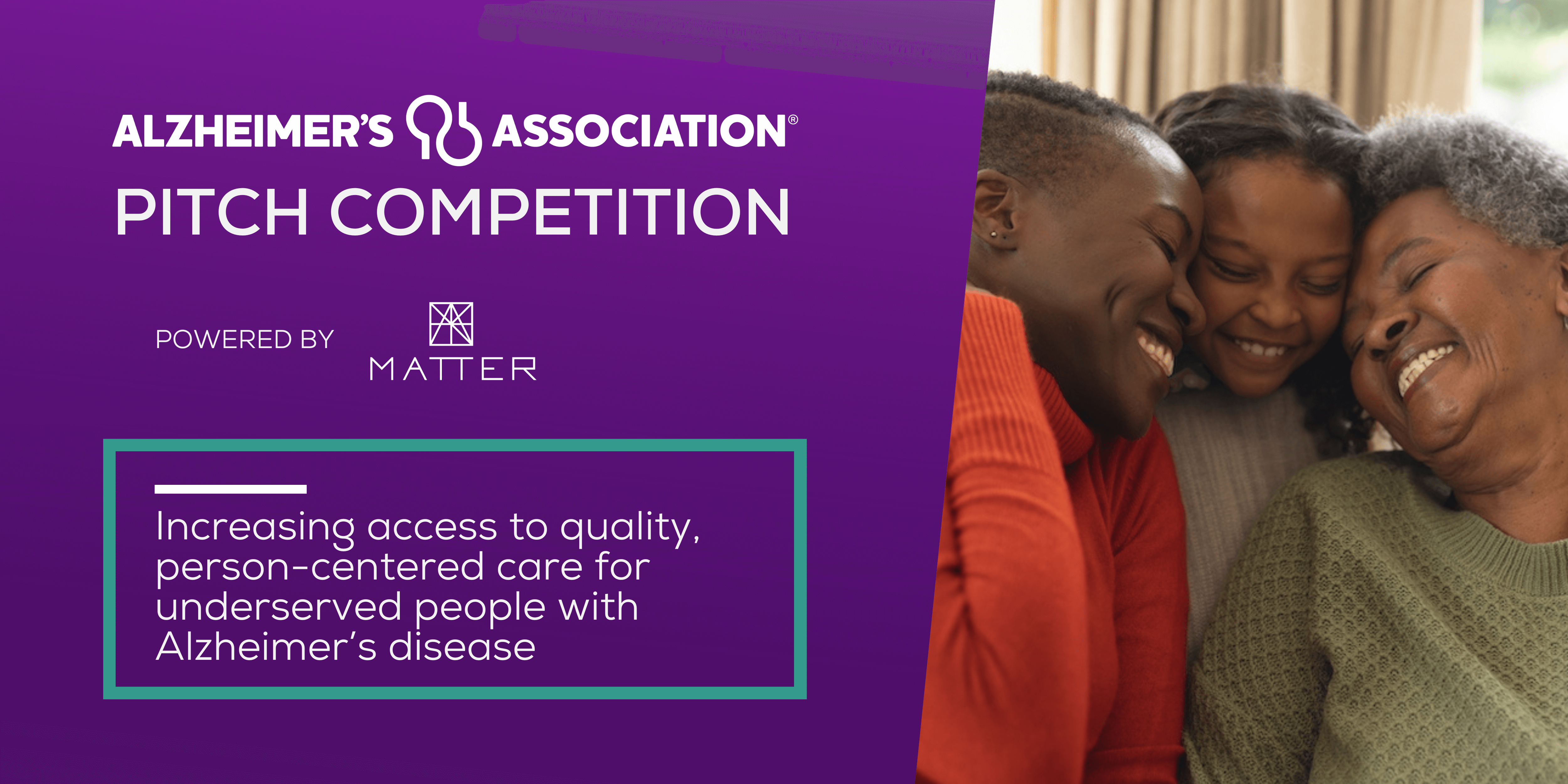 <span id="hs_cos_wrapper_name" class="hs_cos_wrapper hs_cos_wrapper_meta_field hs_cos_wrapper_type_text" style="" data-hs-cos-general-type="meta_field" data-hs-cos-type="text" >Alzheimer’s Association® and MATTER launch pitch competition for solutions to increase access to quality, person-centered care for underserved people living with Alzheimer’s</span>