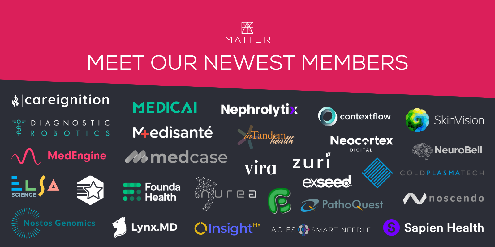 October 2022: Meet the newest members of the MATTER startup community