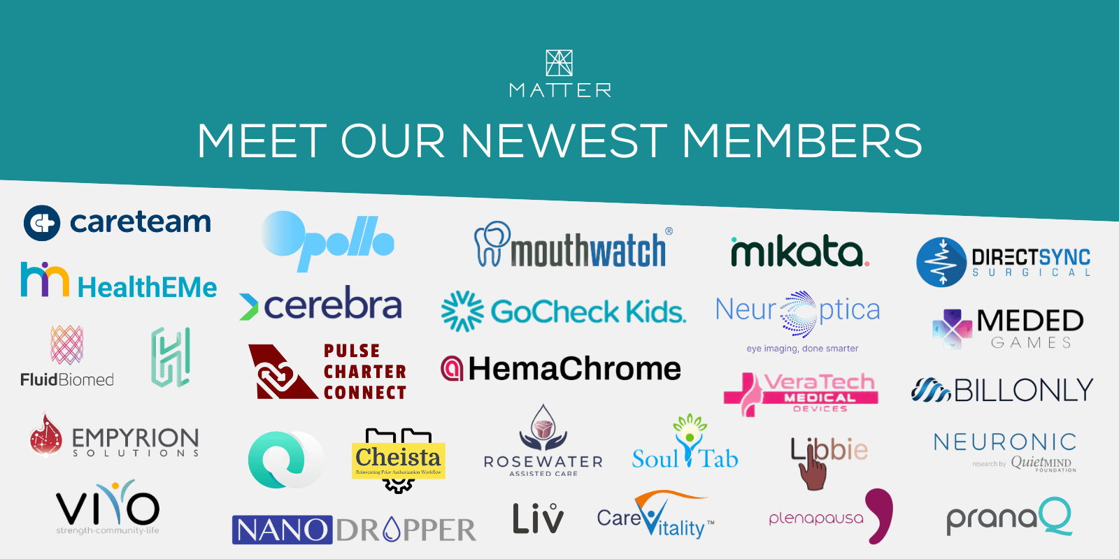 April 2023: Meet the newest members of the MATTER startup community