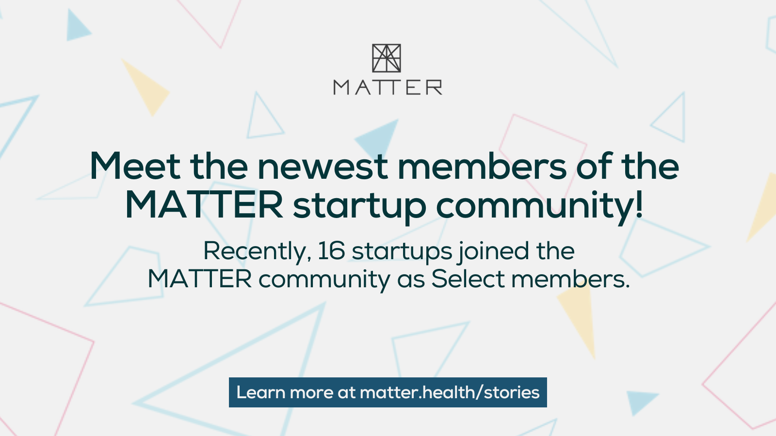 Spring 2025: Meet the newest members of the MATTER startup community