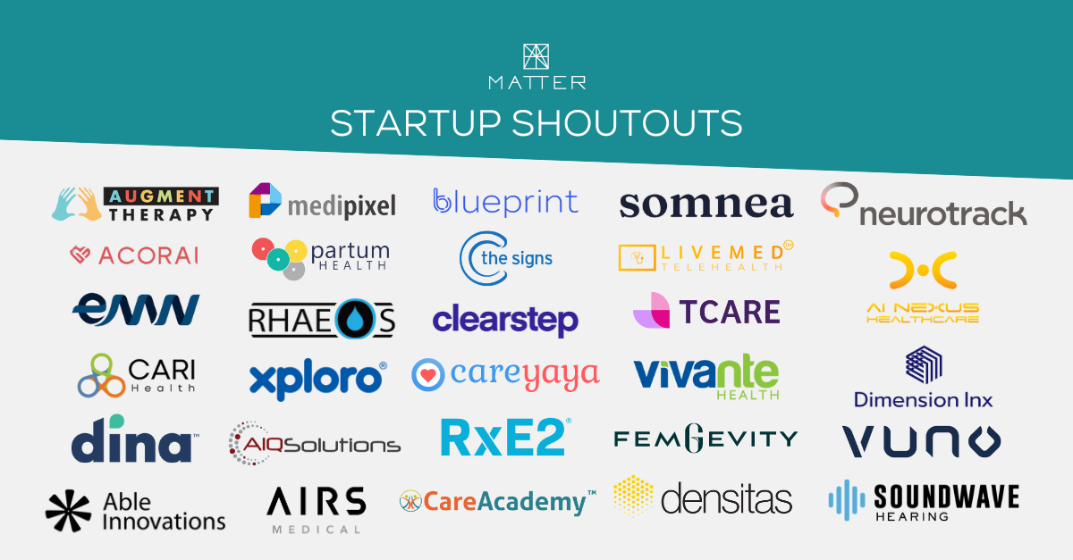 MATTER startup shoutouts: Winter 2023-24